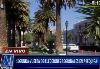 Voto 2014: segunda vuelta de elecciones regionales en Arequipa