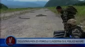 Vraem: encuentran pista de aterrizaje clandestina en centro poblado - Noticias de fabrica-clandestina