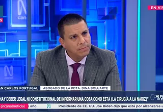 Abogado de Boluarte: "La presidenta ha dado información acerca del tiempo de la intervención"