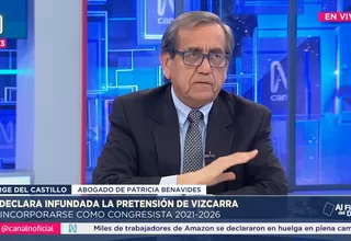 El abogado de Patricia Benavides, Jorge del Castillo, habló de la decisión del TC que declara fundado el recurso de queja