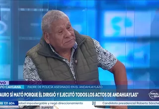 Adolfo Cahuana: Antauro sí mató porque él dirigió y ejecutó todos los actos de Andahuaylas
