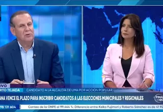 Alberto Tejada: Hay que hacer el esfuerzo para que el tren de López Aliaga vaya