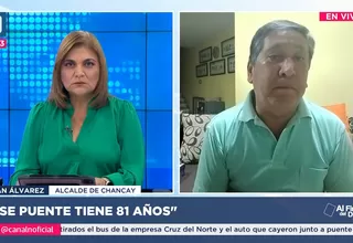 Alcalde de Chancay señala a MTC y Norvial como responsables del colapso del puente