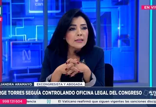 Alejandra Aramayo sobre presunta red de prostitución: No tienen nada que ver con la gestión de Salhuana