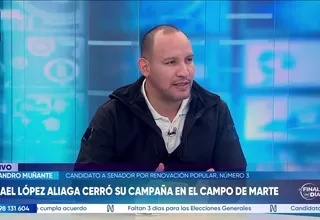 Alejandro Muñante: Rafael de todas maneras va a estar en segunda vuelta