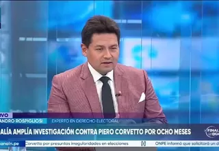 Alejandro Rospigliosi: Jefe interino de ONPE debe suspender a gerentes implicados