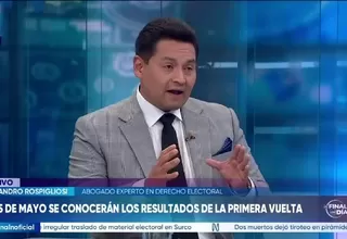 Alejandro Rospigliosi: El JNE debió fiscalizar la ONPE