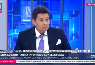 Alejandro Rospigliosi: Todo funcionario público está obligado a ser neutral