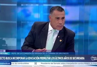 Alex Segura: Hay que darle facultades al Ejecutivo en seguridad y fenómeno El Niño