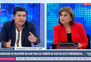 Américo Gonza: Vladimir Cerrón ha dicho que se cuida solo y no necesita ayuda