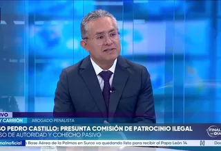  Andy Carrión: Imputan a Pedro Castillo que habría favorecido a miembros de la PNP para ascenso irregular