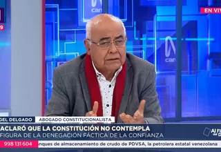 Ángel Delgado: El cierre del Congreso en el 2019 fue un golpe de Estado