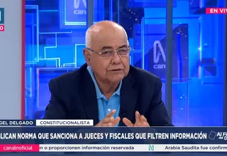 Ángel Delgado: No se puede permitir que jueces y fiscales se conviertan en voceros