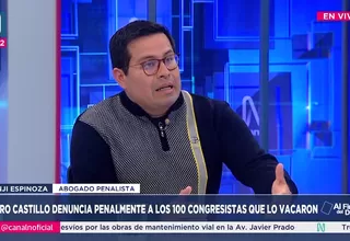 Benji Espinoza: Pedro Castillo no cometió delito de rebelión ni conspiración, sino una infracción constitucional