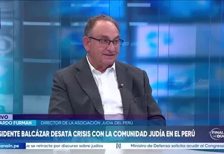 Bernardo Furman: Consideramos que son unas disculpas del presidente Balcázar