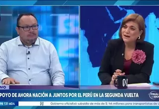 Carlo Magno Salcedo: El plan de gobierno de Roberto Sánchez alcanzó el 12%