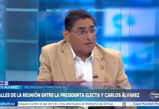 Carlos Álvarez: No he ido a buscar ningún cargo en la reunión con Keiko Fujimori, estoy al servicio del país