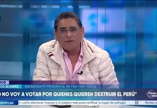 Carlos Alvarez: No voy con el voto viciado