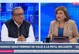 Carlos Anderson: Le diría a la presidenta, menos frivolidad y más responsabilidad