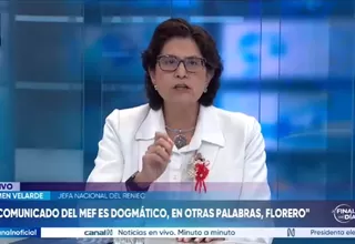 Carmen Velarde: No habrá DNI electrónico, ni el azul a partir del 1 de septiembre