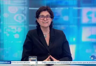 Carmen Velarde: El padrón electoral se ha depurado como nunca