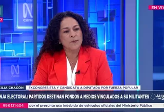 Cecilia Chacón: En el Perú han criminalizado el aporte privado a los partidos