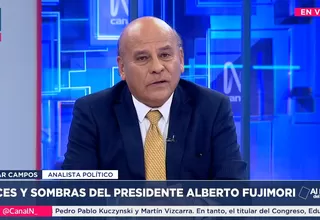 César Campos habló de la trayectoria de Alberto Fujimori, la relación que tuvo con Vladimiro Montesinos y los detractores de su gobierno