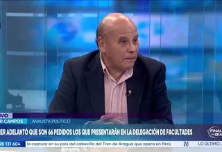 César Campos: Pareciera que se anula la condena contra Toledo