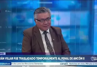 César Nakasaki: La defensa de Villar desde el inicio es de culpabilidad