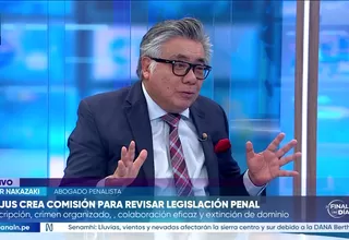 César Nakazaki: Tiene que discutirse en un espacio público para definir cuánto hay de verdad en leyes pro crimen