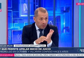 Christian Salas: Fiscal Domingo Pérez tiene la condición de procesado por el presunto delito de enriquecimiento ilícito