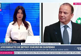 Claudio de la Puente sobre Betssy Chávez: No hay, en este caso, persecución política alguna