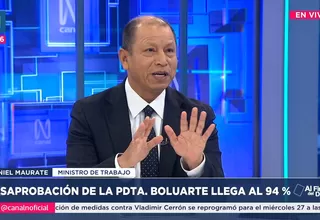 Daniel Maurate: Nicanor Boluarte ha trabajado conmigo de manera impecable