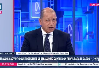 Daniel Maurate: No está en mis planes cambiar al jefe de EsSalud
