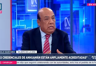 Danilo Guevara: Las credenciales de Ahuamán están ampliamente acreditadas