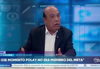 Danilo Guevara: Esta rotación de directores de inteligencia genera graves alteraciones
