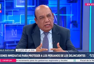 Danilo Guevara: No encontramos una estrategia integral contra la delincuencia