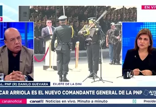 Danilo Guevara: Resalto el anuncio del general Arriola de limpiar la institución
