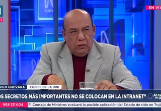 Danilo Guevara: Los secretos más importantes no se colocan en la intranet