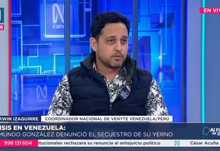 Darwin Izaguirre sobre asedio del régimen de Maduro a familiares de Edmundo González y María Corina Machado