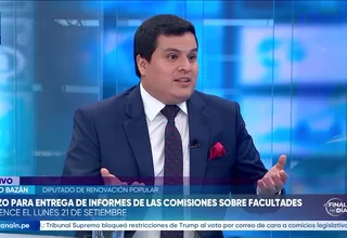 Diego Bazán sobre crisis de seguridad en La Libertad: Desde hace cuatro años vengo diciendo que Trujillo se va a volver la Tijuana del Perú