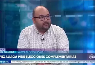 Diethell Columbus: No responderemos los impromptus de López Aliaga 