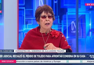 Doris Sánchez: Concepción Carhuancho ha hecho una cátedra de lo que no se debe hacer
