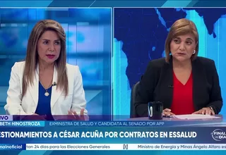 Elizabeth Hinostroza: Recibo la invitación de César Acuña y acepto por su plan de gobierno