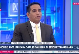 Elvis Vergara: Esperaremos hasta marzo para que el caso Alcarraz entre en cola