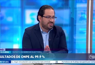 Enzo Elguera: Vamos a la segunda vuelta con la credibilidad mellada