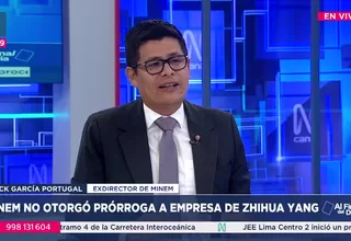 Erick García: Prórrogas en proyectos hidroeléctricos son posibles si hay sustento por fuerza mayor
