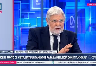 Ernesto Blume: Donde existe la misma razón, existe el mismo derecho