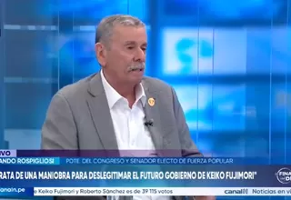 Fernando Rospigliosi: Es claro que en Juntos por el Perú tratan de deslegitimar las elecciones