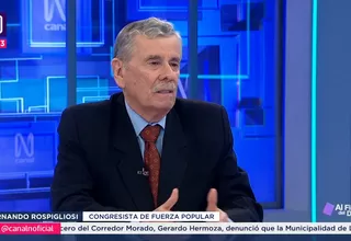 Fernando Rospigliosi:  Hay dirigentes politizados dentro del gremio de transportistas que convoca paralizaciones